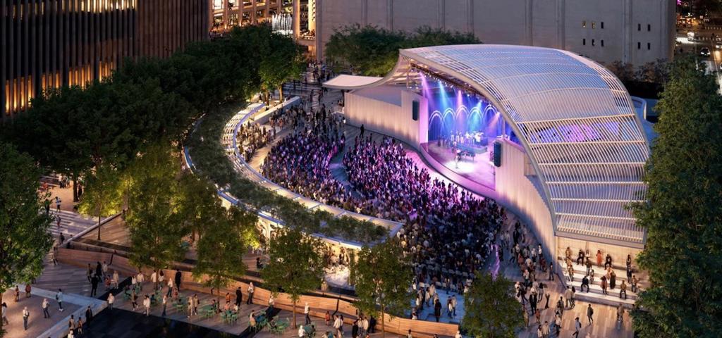 Τα σχέδια του Lincoln Center στη Νέα Υόρκη Τα σχέδια του Lincoln Center στη Νέα Υόρκη